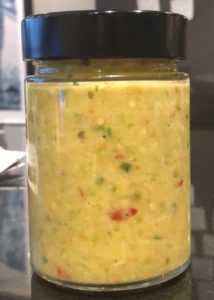 White-hot chilli sauce