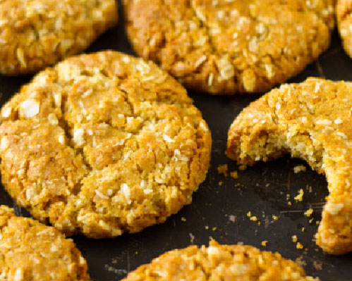 Sugar Free Anzac Biscuits